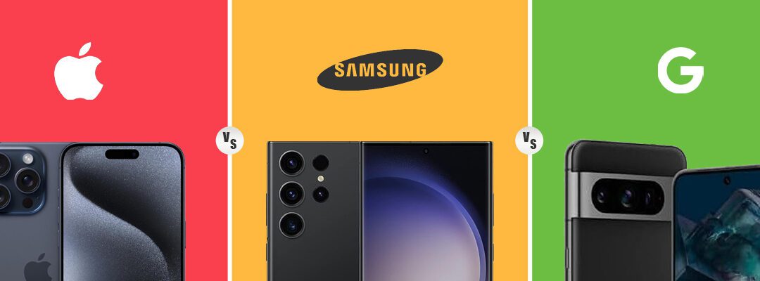 iPhone 15 vs Samsung S23 vs Google Pixel 8: ¿Cuál es el mejor teléfono inteligente para ti?